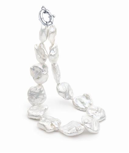 Biwa Freshwater Pearl Strand Sterling Silver