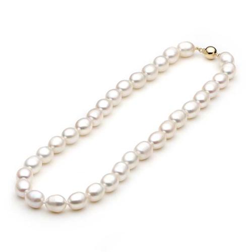 Freshwater Pearl Strand 9ct Yellow Gold