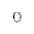 Dualis Men’s Silver Earring E9003