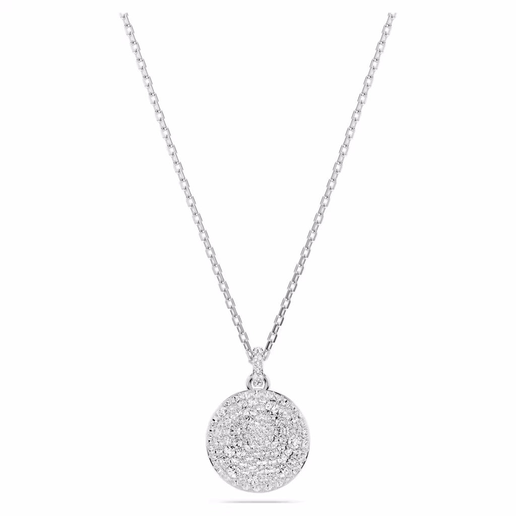 Sublima layered pendant White, Rhodium plated   5684244