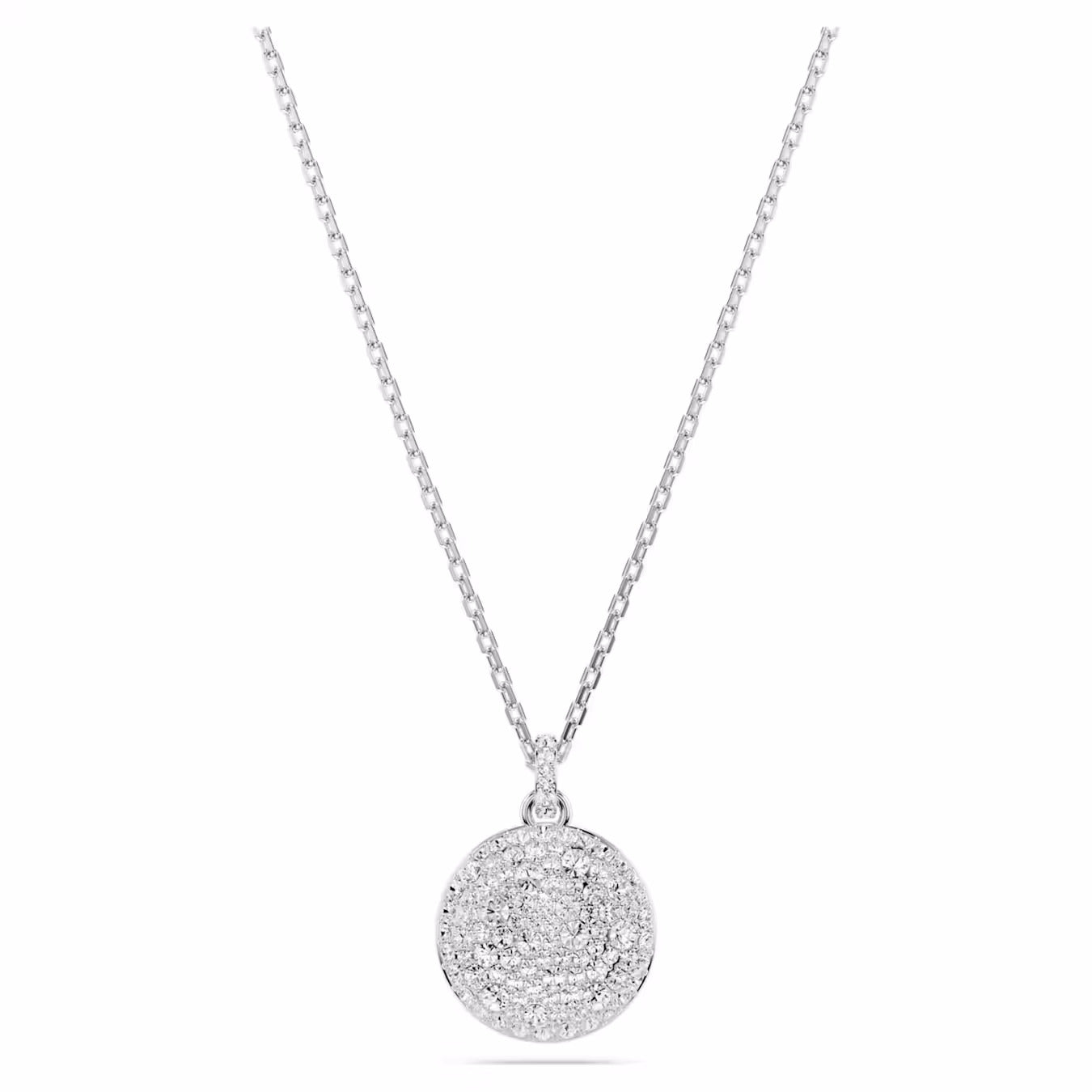 Sublima layered pendant White, Rhodium plated   5684244