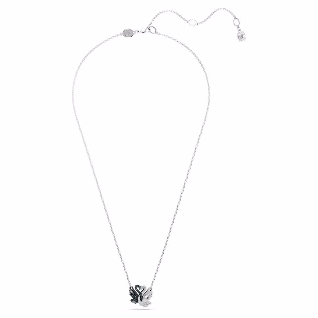 Swan pendant Swan, Black, Mixed metal finish 5705721