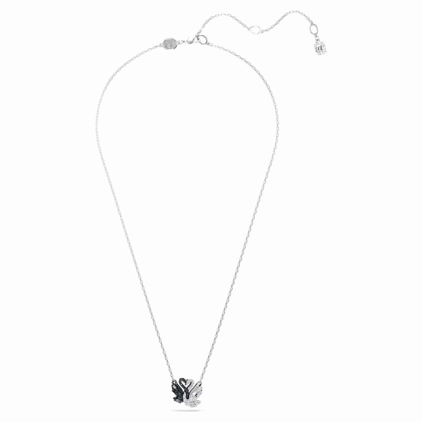 Swan pendant Swan, Black, Mixed metal finish 5705721
