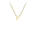 1 9K YLW GOLD INITIAL 'F' N/L 38+5cm 1.19.0155