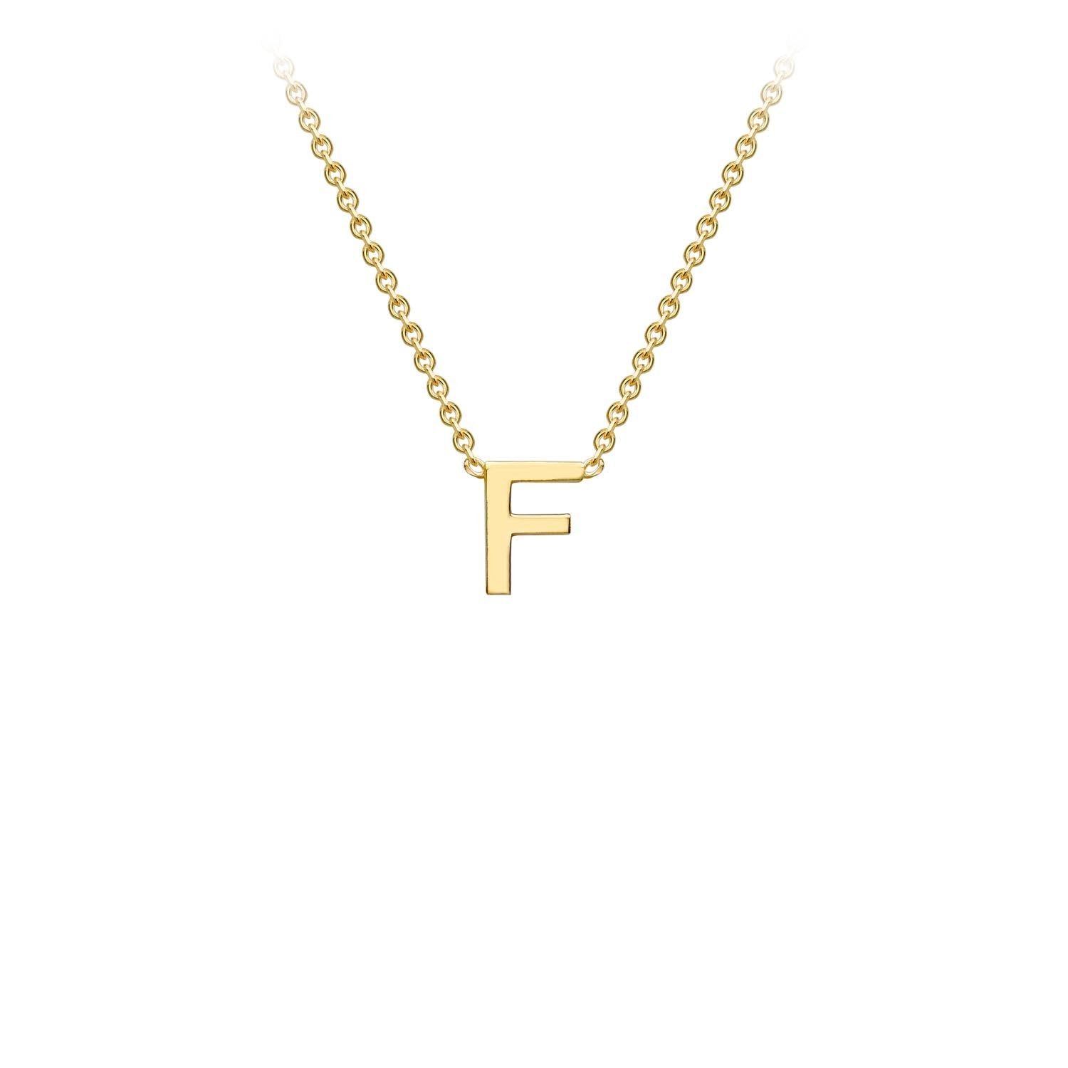 1 9K YLW GOLD INITIAL 'F' N/L 38+5cm 1.19.0155
