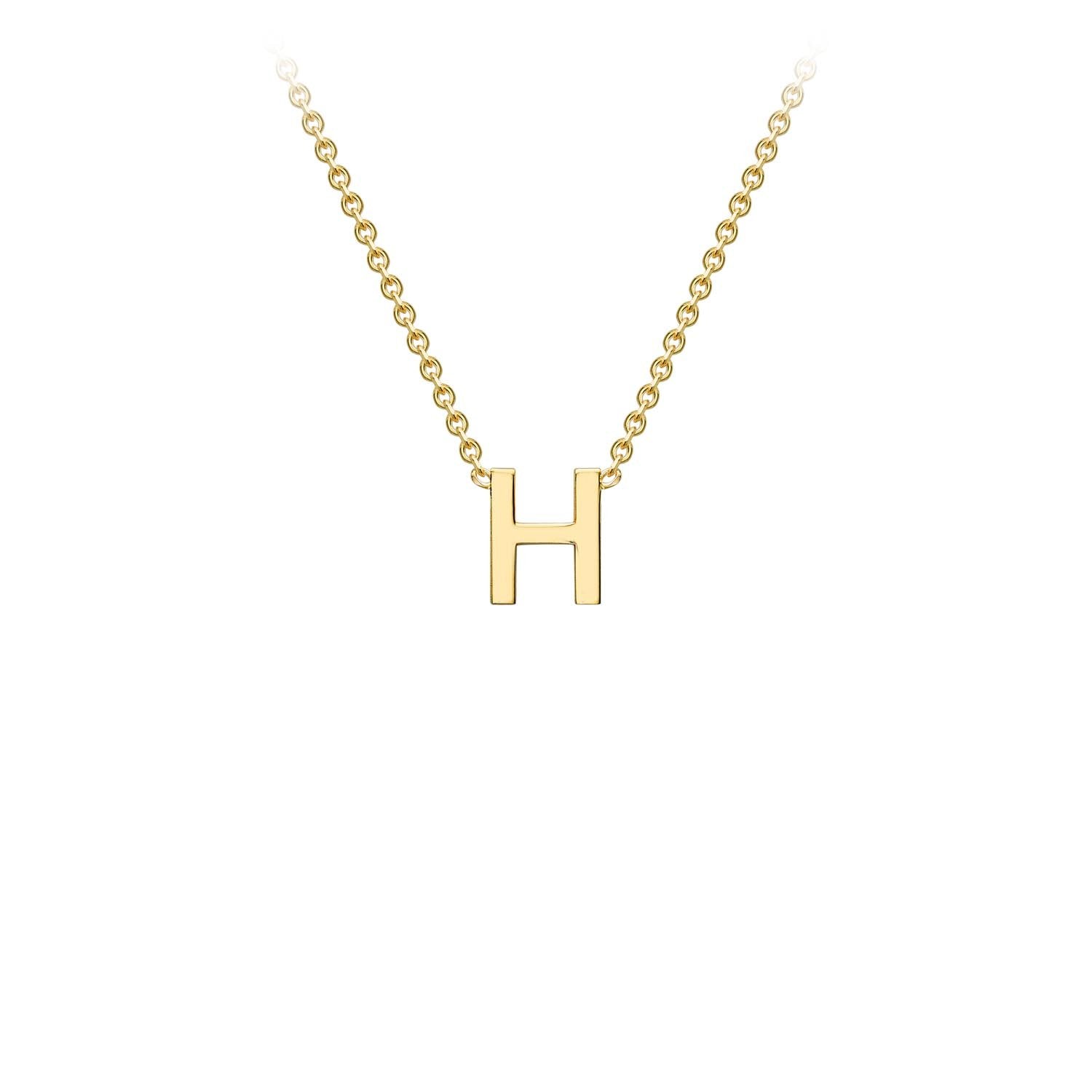 1 9K YLW GOLD INITIAL 'H' N/L 38+5cm 1.19.0157