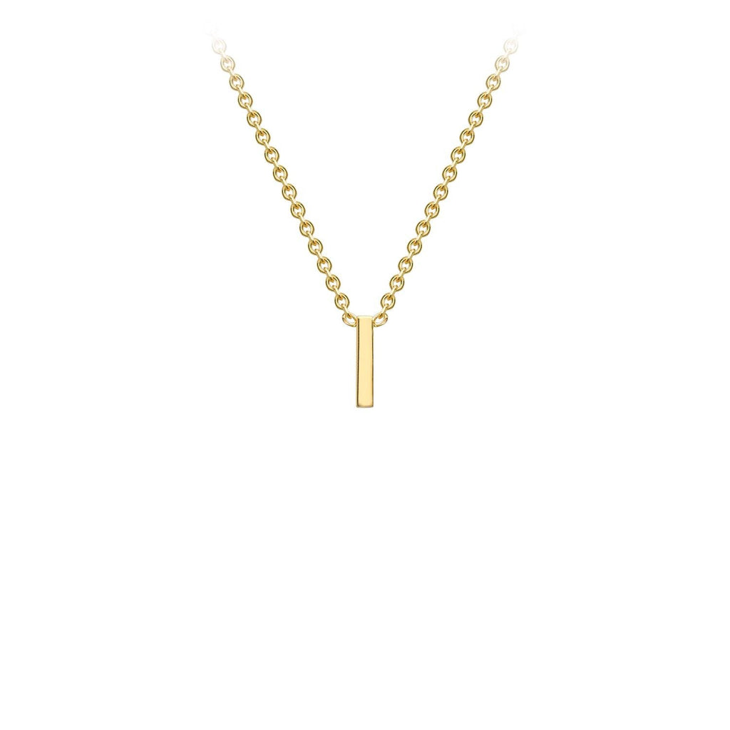 1 9K YLW GOLD INITIAL 'I' N/L 38+5cm 1.19.0158