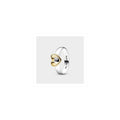 Heart sterling silver and 14k gold-plated ring 162504C00 (High Resolution)