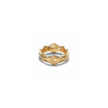 Project House Targaryen Crown 14k gold-plated ring with clear cubic zirconia 162969C01 (High Resolution)