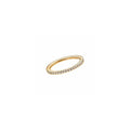 14k Gold-plated ring with clear cubic zirconia 162999C01 (High Resolution)