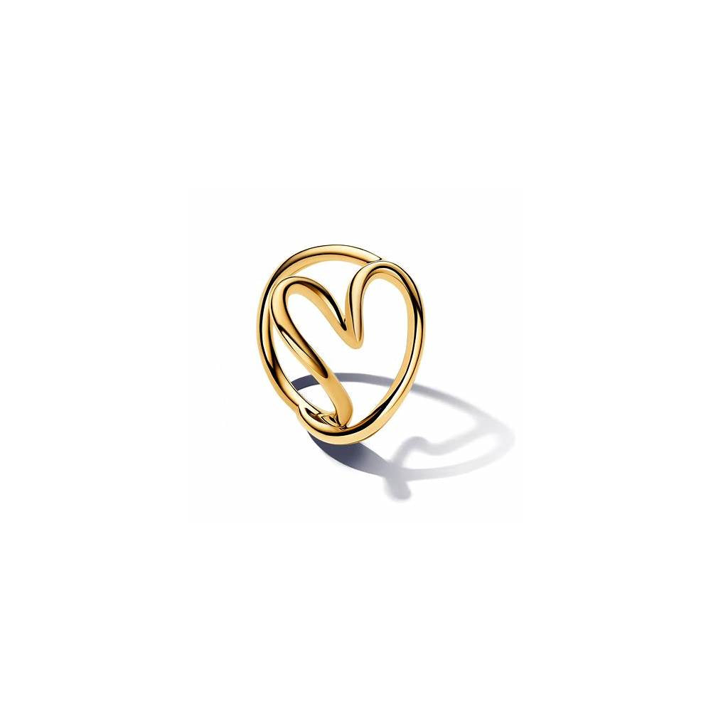 Organically Shaped Heart Ring| 163288C00-52 (High Resolution)