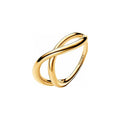 Organically Shaped Infinity Ring 14k Gold-plated 163318C00 (High Resolution)