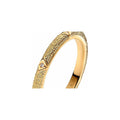 Texture 14k gold-plated ring with clear 163322C01-52 (High Resolution)