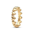 Hearts 14k gold-plated ring 163427C00-52