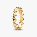 Hearts 14k gold-plated ring 163427C00-52 (High Resolution)