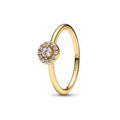 Round Pave Halo Ring 14k Gold-plated ring 163554C01