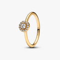 Round Pave Halo Ring 14k Gold-plated ring 163554C01 (High Resolution)