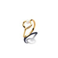 14k gold-plated ring with treated white 163831C01-52