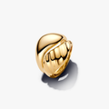 Rippled 14k gold-plated ring set 163832C00-60 (High Resolution)