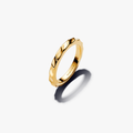 Rippled 14k gold-plated ring 163885C00-58 (High Resolution)