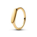 Engravable 14k gold-plated ring 163986C00-56