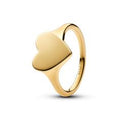 Engravable heart 14k gold-plated ring 163988C00-52