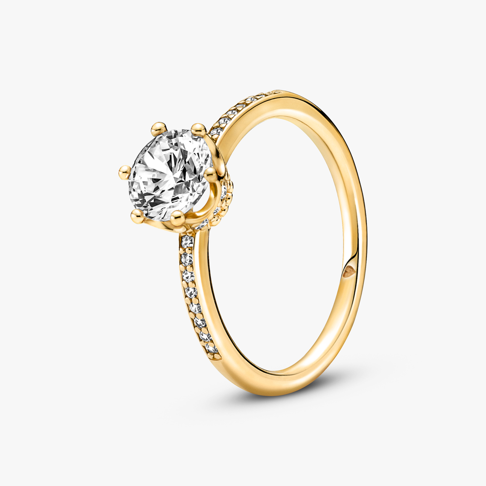 Pandora Shine Crown Ring w Clear CZ 168289C01 (High Resolution)