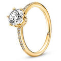 Pandora Shine Crown Ring w Clear CZ 168289C01
