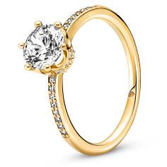 Pandora Shine Crown Ring w Clear CZ 168289C01