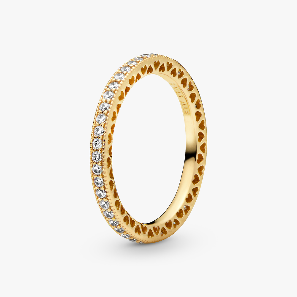 PANDORA Shine Hearts Of PANDORA Ring w C 168655C01-52 (High Resolution)