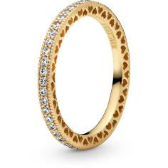 PANDORA Shine Hearts Of PANDORA Ring w C 168655C01-48