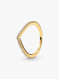 Pandora Shine Sparkling Wishbone Ring w 168758C01-64