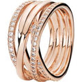 PANDORA Rose Entwined Ring Band w Clear 180919CZ-52