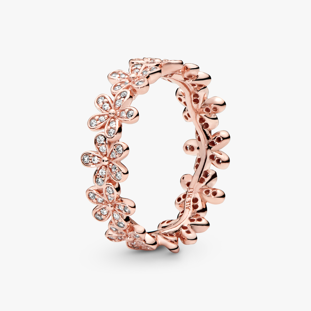 PANDORA Rose Dazzling Daisies Band w CZ 180934CZ-60 (High Resolution)