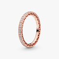 PANDORA Rose Hearts of PANDORA Ring Band w Clear CZ 180963CZ-48 (High Resolution)