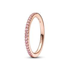14k Rose gold-plated ring with fancy fai 182999C01-60