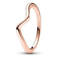 Wave 14k rose gold-plated ring 183095C00-56