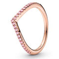 Wishbone 14k rose gold-plated ring with 186316C02-60
