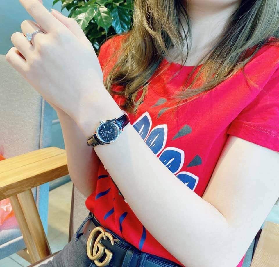 LE LOCLE/GR/A/STEEL/LEA.BLACK/BLACK DIAL T41112357