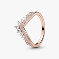 Pandora Rose Princess Wishbone Ring w Cl 187736CZ-54 (High Resolution)