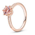 Pandora Rose Pink Sparkling Crown Ring w 188289C01-56