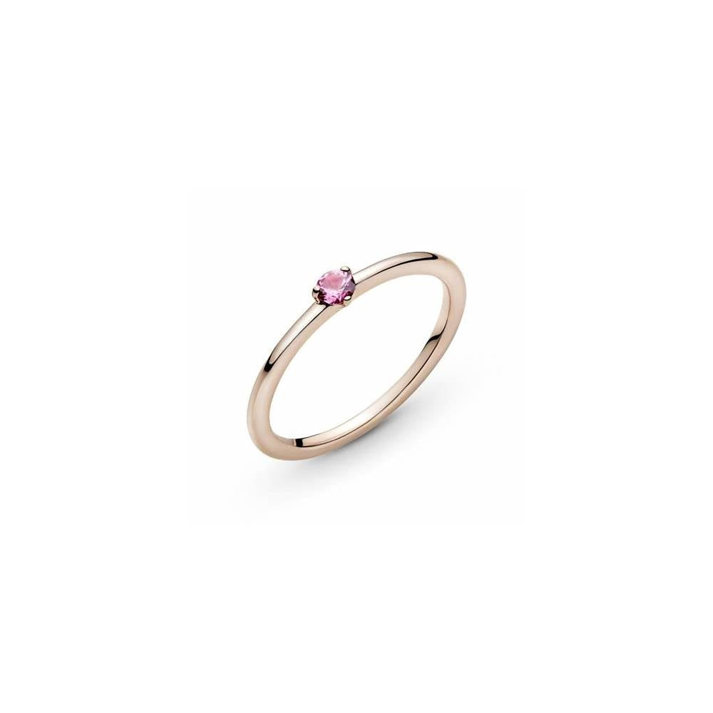 Pandora Rose Solitaire Ring w Pink Cryst 189259C03-56 (High Resolution)