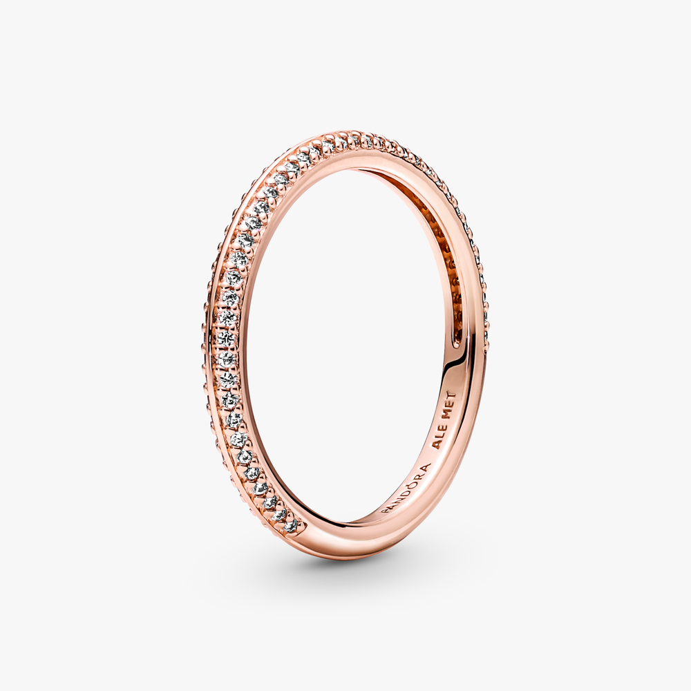 Pandora Me 14k Rose Gold Plated Pave Rin 189679C01-52 (High Resolution)