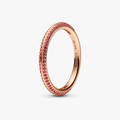 14k Rose gold-plated ring with synthetic 189679C02-56 (High Resolution)