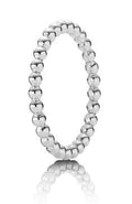 Silver Bubble Basic Ring Band 190615-62