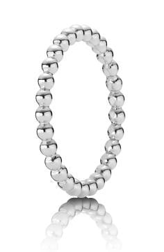 Silver Bubble Basic Ring Band 190615-56