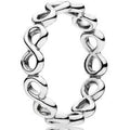 Infinite Love Silver Ring Band 190994-50