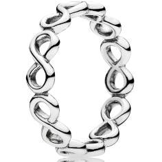 Infinite Love Silver Ring Band 190994-50