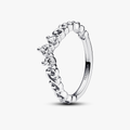 Regal tiara sterling silver ring with cl 192232C01-50 (High Resolution)