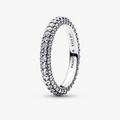 Sterling silver ring with clear cubic zirconia 192627C01-56 (High Resolution)